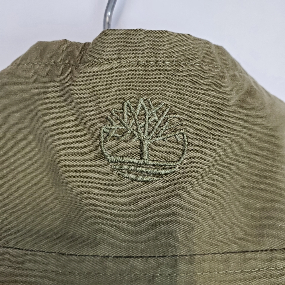 Timberland Men's light jacket army green zip up LG - Picture 4 of 13